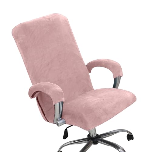 Yooghuge Robuster Polyester Silber Fleeces Stuhl Slitcovers Kratzfeste Elastik Für Esszimmer Büro Bürostuhlschutzschutzschutz Yooghuge Robuster Polyester Silber Fleeces Stuhl Slitcovers Kratzfeste Elastik Für Esszimmer Büro Bürostuhlschutzschutzschutz von Yooghuge