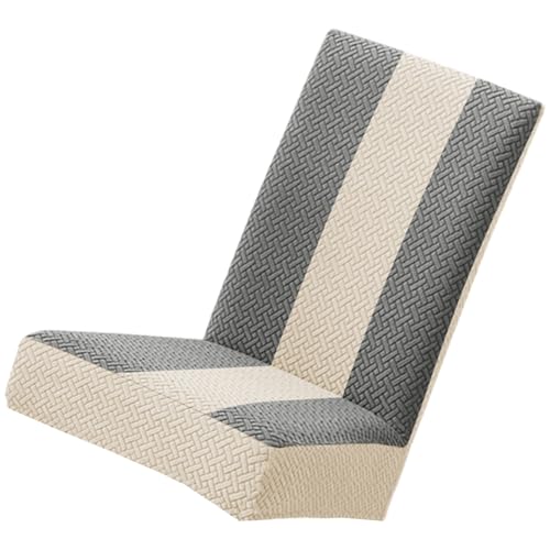 Yooghuge Stuhlabdeckungen Gestreifte Elastische Sitzbezüge Stretch Polyester Stoff Leicht Zu Reinigen Konstruktionen Für Innenmöbelschutz Stretch Elastic Stuhl von Yooghuge