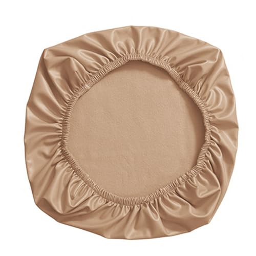 Yooghuge wasserdichte Elastische Sitzkissenabdeckung PU Leder Office Computer Stuhl Protektor Schlupfbeständig Abnehmbar Waschbare Flecken Resistente Hausstuhlkissenabdeckung von Yooghuge