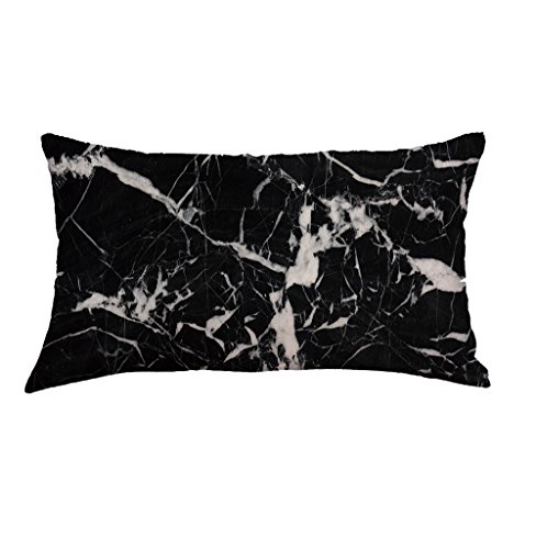 Yookstar Zierkissenbezug Heißprägen Printing Kissenbezug Zierkissenhülle Leinenoptik Kissenhülle Deko für Schlafsofas, zuhause oder im Auto für Sofa und Terrasse Büro Kissen Pillowcase 30x50cm (C) von Yookstar