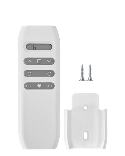 Yoolax 16 Kanäle Fernbedienung für Elektrische Rollos, Jalousie mit Bluetooth/Zigbee Motor von Yoolax