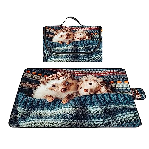 Yoonqun Picknickdecke 200x200cm,Wasserdicht Strandunterlage,Tier Igel Stranddecke XXL Weiche Campingdecke mit Tragegriff Strandmatte für Park,Garten,Strand,Waschbar Yoonqun Picknickdecke 200x200cm,Wasserdicht Strandunterlage,Tier Igel Stranddecke XXL Weiche Campingdecke mit Tragegriff Strandmatte für Park,Garten,Strand,Waschbar von Yoonqun