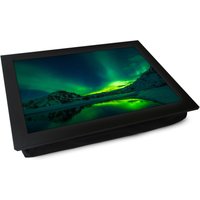 Aurora Borealis Schosstablett L862 | Personalisierte Dieses Geschenk Mehrzweck Gepolstertes Tablett Gepolsterter Laptop-Schreibtisch Handgefertigt in von YooshUK