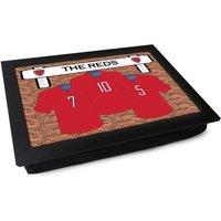 Fc Liverpool "The Reds' Lap Tablett L916 - Personalisiertes Geschenk | Gepolsterter Laptray Hochwertige Gepolsterte Laptop Schreibtisch von YooshUK