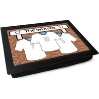 Leeds United Fc "The Whites' Lap Tray L921 - Personalisiertes Geschenk | Gepolsterter Laptray Hochwertige Gepolsterte Laptop Schreibtisch von YooshUK