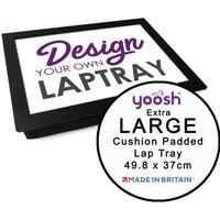 xl Large Design Dein Eigenes Schoßtablett | Personalisiertes Einzigartiges Geschenk Gepolstertes Hochwertig Gepolstert Laptop Schreibtisch von YooshUK