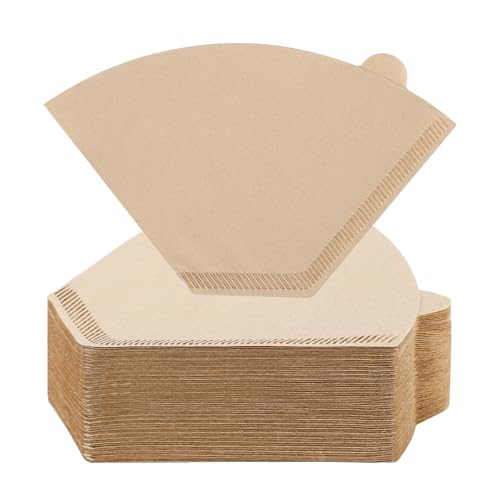 400 Stück Kaffeefilter, U-Form #2 Filtertüten Papier Coffee Papierfilter Ersatzfilter Kaffeezubehör für Kaffeemaschinen Kaffeekanne Filterbecher (2-6 Tassen) von Yoosso