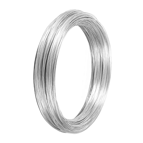 Basteldraht 1mm×30m, Draht zum Basteln Aludraht Schmuckdraht Aluminiumdraht Silberner Aluminium Modellierdraht für DIY Schmuckherstellung Bastelarbeiten Basteldraht 1mm×30m, Draht zum Basteln Aludraht Schmuckdraht Aluminiumdraht Silberner Aluminium Modellierdraht für DIY Schmuckherstellung Bastelarbeiten von Yoosso