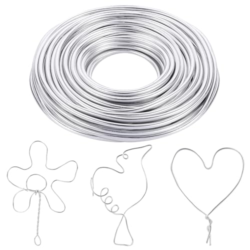 Basteldraht 3mm x 20m, Draht zum Basteln Aluminiumdraht Silberdraht Aludraht Schmuckdraht Weich für DIY Schmuckherstellung Bastelarbeiten Basteldraht 3mm x 20m, Draht zum Basteln Aluminiumdraht Silberdraht Aludraht Schmuckdraht Weich für DIY Schmuckherstellung Bastelarbeiten von Yoosso