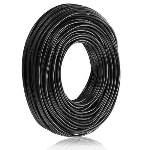Basteldraht Schwarz 3mmx15m, Draht zum Basteln Wire Bindedraht Aluminiumdraht Schmuckdraht Modellierdraht Draht Rostfrei für Schmuckherstellung Bastelarbeiten Basteldraht Schwarz 3mmx15m, Draht zum Basteln Wire Bindedraht Aluminiumdraht Schmuckdraht Modellierdraht Draht Rostfrei für Schmuckherstellung Bastelarbeiten von Yoosso