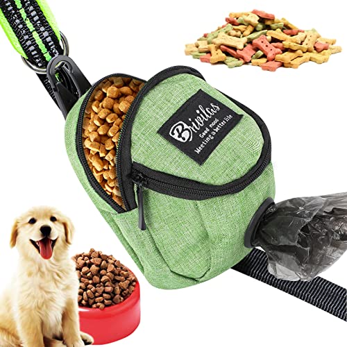 Yoosso Kotbeutelspender für Hunde, Futterbeutel Hundetraining Leckerlitasche Multifunktional mit Kotbeutelspender Leckerlibeutel Hundeleckerli Tasche für Gassigehen Hundetraining (Grün) von Yoosso