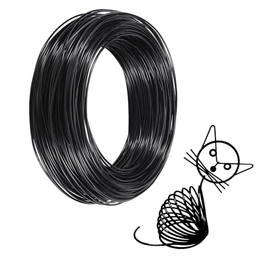 Yoosso 50m Basteldraht Schwarz, 1mm Draht zum Basteln Bindedraht Aluminiumdraht Schmuckdraht Modellierdraht Draht Rostfrei für Schmuckherstellung Bastelarbeiten Yoosso 50m Basteldraht Schwarz, 1mm Draht zum Basteln Bindedraht Aluminiumdraht Schmuckdraht Modellierdraht Draht Rostfrei für Schmuckherstellung Bastelarbeiten von Yoosso