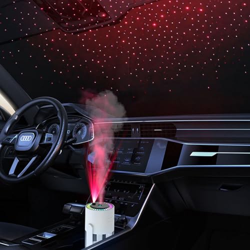 Yootiko Portable Mini Humidifier 280 ml,Kleiner Tragbarer Luftbefeuchter Humidifier für den Innenbereich mit Sternenlicht 2 Nebelmodi Tragbarer Tisch Luftbefeuchter für Reisen Büro Schlafzimmer von Yootiko