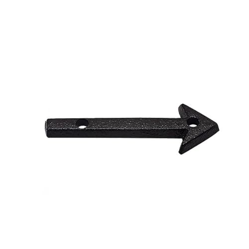 3 Zoll Hausnummern Mit Schrauben, Modernes Metallschild Für Die Türnummer, 7,5 Cm Briefkasten Adressen Schild, Dekorativ Für Den Außenbereich, Für Büro, Hotel, Wohnung, Zimmer, Café(ARROW) von Yooumilife