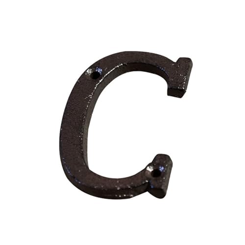 3 Zoll Hausnummern Mit Schrauben, Modernes Metallschild Für Die Türnummer, 7,5 Cm Briefkasten Adressen Schild, Dekorativ Für Den Außenbereich, Für Büro, Hotel, Wohnung, Zimmer, Café(C) von Yooumilife