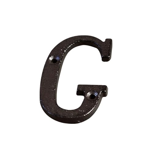 3 Zoll Hausnummern Mit Schrauben, Modernes Metallschild Für Die Türnummer, 7,5 Cm Briefkasten Adressen Schild, Dekorativ Für Den Außenbereich, Für Büro, Hotel, Wohnung, Zimmer, Café(G) von Yooumilife
