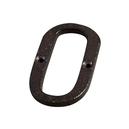 3 Zoll Hausnummern Mit Schrauben, Modernes Metallschild Für Die Türnummer, 7,5 Cm Briefkasten Adressen Schild, Dekorativ Für Den Außenbereich, Für Büro, Hotel, Wohnung, Zimmer, Café(O) von Yooumilife