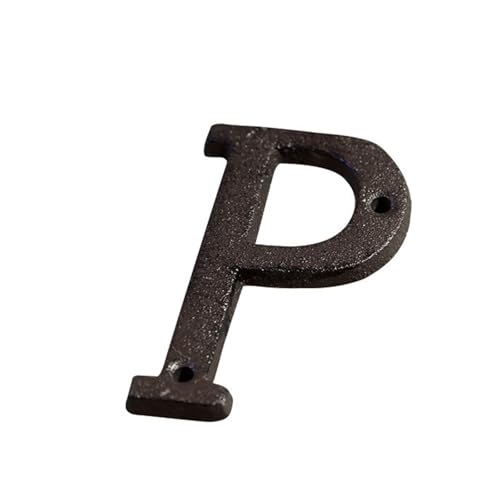 3 Zoll Hausnummern Mit Schrauben, Modernes Metallschild Für Die Türnummer, 7,5 Cm Briefkasten Adressen Schild, Dekorativ Für Den Außenbereich, Für Büro, Hotel, Wohnung, Zimmer, Café(P) von Yooumilife