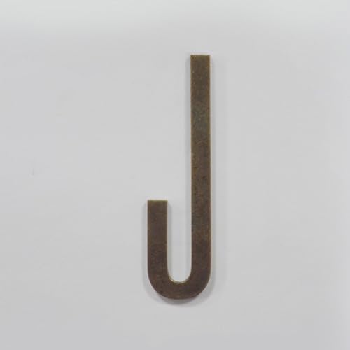Selbstklebende Hausnummern Aufkleber 2,75 Zoll Moderne Metall Türnummer Bronze Adresse Briefkasten Buchstaben Schild Außen Dekorativ, Für Hotelzimmer Büro Apartment Café Garten(J) von Yooumilife