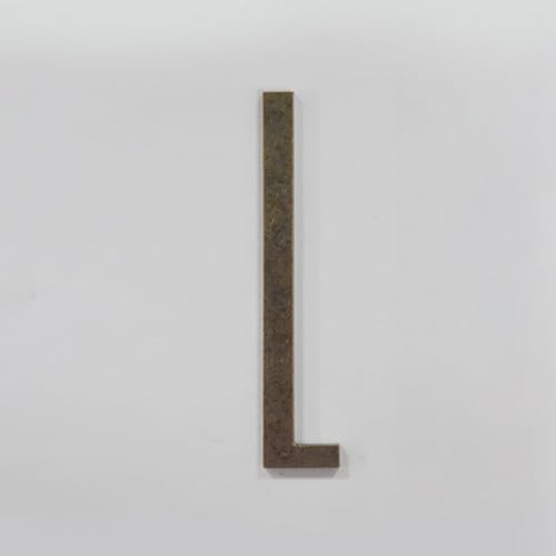 Selbstklebende Hausnummern Aufkleber 2,75 Zoll Moderne Metall Türnummer Bronze Adresse Briefkasten Buchstaben Schild Außen Dekorativ, Für Hotelzimmer Büro Apartment Café Garten(L) von Yooumilife
