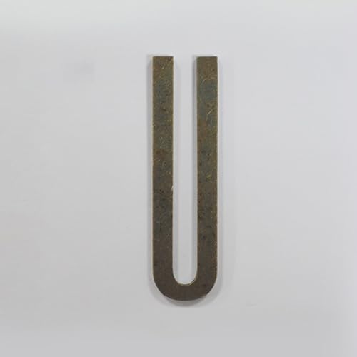 Selbstklebende Hausnummern Aufkleber 2,75 Zoll Moderne Metall Türnummer Bronze Adresse Briefkasten Buchstaben Schild Außen Dekorativ, Für Hotelzimmer Büro Apartment Café Garten(U) von Yooumilife