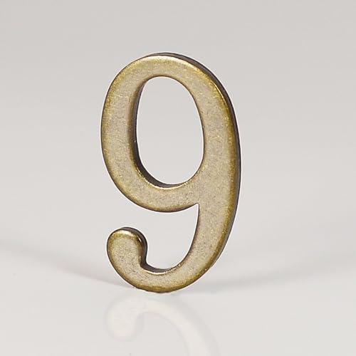 Selbstklebende Hausnummern Aufkleber 2 Zoll Moderne Metall-Zinklegierung Türnummer 5 cm Gold/Bronsen Briefkasten Adressschild, für Wanddekoration Hotel Wohnung Zimmer Außenbereich Dekorativ(Bronze 9) Selbstklebende Hausnummern Aufkleber 2 Zoll Moderne Metall-Zinklegierung Türnummer 5 cm Gold/Bronsen Briefkasten Adressschild, für Wanddekoration Hotel Wohnung Zimmer Außenbereich Dekorativ(Bronze 9) von Yooumilife