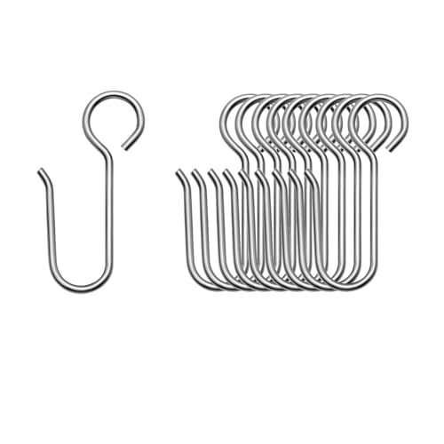 Metall Vorhang Track Haken S Geformt Kleine Vorhang Haken Edelstahl Drape Draht Haken für Decke Vorhang Track Zubehör von Yoowish