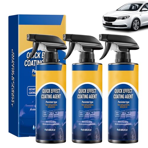 Quick Effect Coating Agent for Car, Schnellwirkungs-Beschichtungsmittel, 3 Stuck Auto-Beschichtungsspray, Autos Kratzer Entferner, Beschichtungsspray Autolack, Spray Auto, Wasserfestes, öLfestes Quick Effect Coating Agent for Car, Schnellwirkungs-Beschichtungsmittel, 3 Stuck Auto-Beschichtungsspray, Autos Kratzer Entferner, Beschichtungsspray Autolack, Spray Auto, Wasserfestes, öLfestes von Yooyan