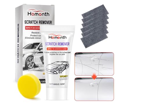Yooyan Autos Kratzer Entferner, Auto Kratzer Reparatur Kit, Mikro Polieren Zu Entfernen, Kratzerentfernungs Original Mit Nano Tuch Und Schwammball, Beseitigt Und Schrammen Aus Klarlacken von Yooyan