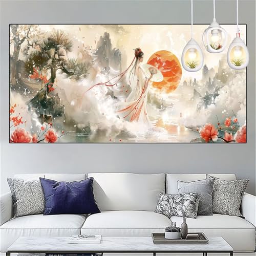 Fee Diamond Painting Erwachsene Groß xxl 80x220cm Diamant Painting Bilder Mond Diamant Malerei Set,Vollbohrer Crystal Art Stickerei Kreuzstich Bastelset Erwachsene für Home Dekor Geschenke YC-207 Fee Diamond Painting Erwachsene Groß xxl 80x220cm Diamant Painting Bilder Mond Diamant Malerei Set,Vollbohrer Crystal Art Stickerei Kreuzstich Bastelset Erwachsene für Home Dekor Geschenke YC-207 von Yooyixi