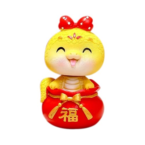 Yopeissn Geschenke Schlangenornamente Neujahrsschlangengeschenkspielzeug Neues Sternzeichengeschenk Jahr der Schlangenpuppe. [Segen] von Yopeissn