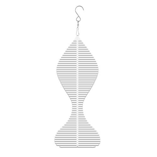 Yopeissn Helix Fishtail Sublimation Wind Spinner 3D Fishtail Aluminium Metall Wind Skulptur Garten Ornamente B von Yopeissn