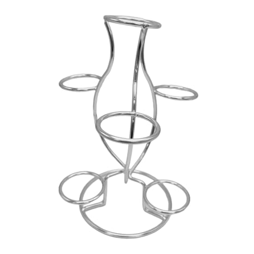 Yopeissn Kristallkugel-Sitzkugeln, Metallhalter, Platzsparend, Mehrzweck-Ausstellungsständer, Kristallkugel-Basis für Bücherregal, D von Yopeissn