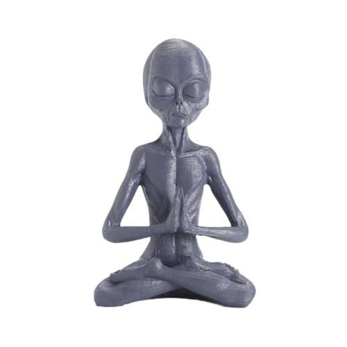 Yopeissn -Ornamente Desk-Topper Yoga-Meditationsstatue -Figurine-Statue -Regalsitzer Meditationsgartenstatue, Einfach zu Verwenden Feine Verarbeitung von Yopeissn