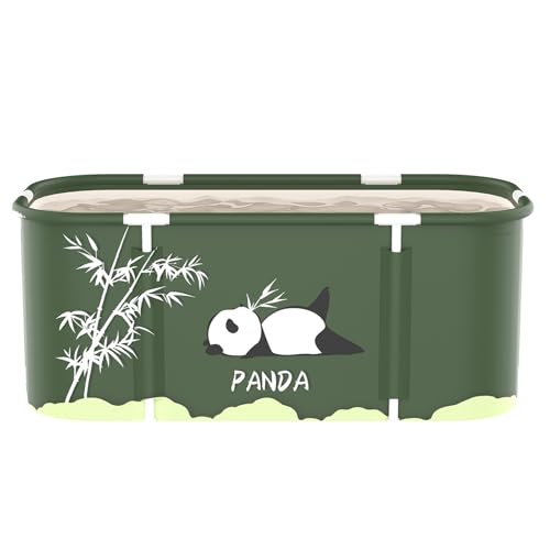 Freistehende Badewannens,Tragbare Badewanne FüR Erwachsene, Faltbare Badewanne, Dicke, Mehrschichtige Badewannes, GroßE Einweichbadewannes FüR Drinnen Und DraußEn,115 X 50 cm von Yopption