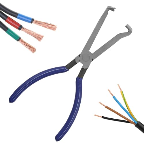 Elektrische Trennzange Für Autos, Trennzange Für Elektrische Stecker, Elektrische Steckverbinder-Trennzange, Auto Löthilfe Zange Für Zündkerze, Rohrklemmen Reparaturwerkzeug Für Autos, Blau von Yorajuy