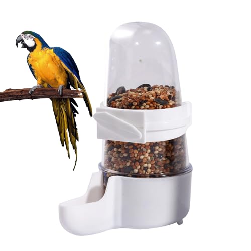 Yorajuy Automatischer Vogelfutterspender | -Futterspender im Käfig transparent – Lebensmittelbehälter, Haustierbedarf, Wasserspender für Nymphensittiche, Finken, Kanarienvögel, Wellensittiche Yorajuy Automatischer Vogelfutterspender | -Futterspender im Käfig transparent – Lebensmittelbehälter, Haustierbedarf, Wasserspender für Nymphensittiche, Finken, Kanarienvögel, Wellensittiche von Yorajuy