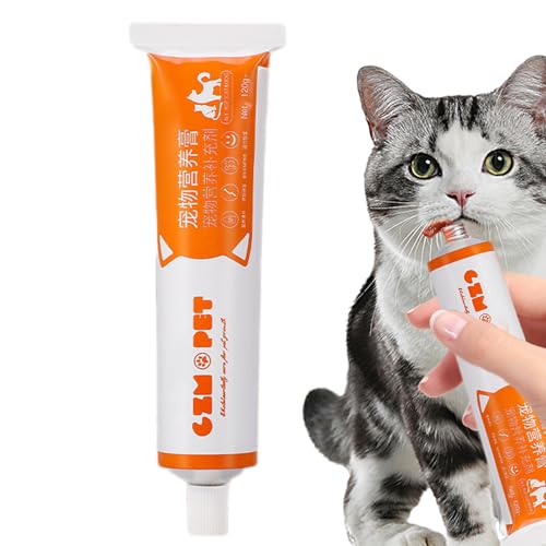 Yorajuy Katzen-Haarball-Mittel, Haarball-Heilmittel, Kätzchen-Gesundheitsbedarf, leckere Furball-Reduzierer, unterstützt für Fellpflege, Spieltraining von Yorajuy