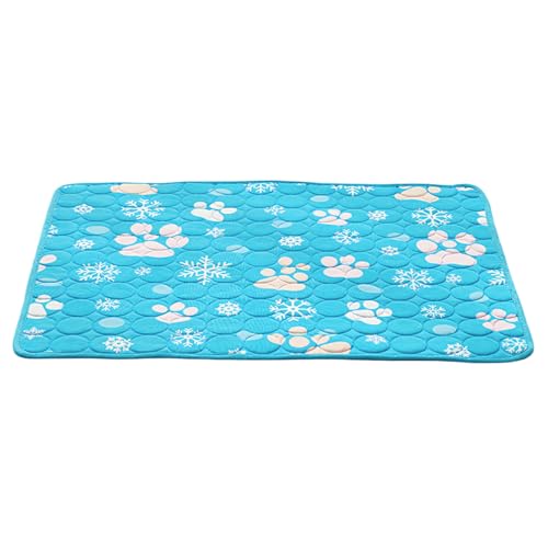 Yorajuy Kühlende Hundematte – rutschfeste Eisseidenmatte für Haustiere, rutschfeste Hunde-Kühlmatte für Zuhause, Hinterhof, Wohnzimmer, Balkon, Schlafzimmer, 60 x 50 cm Yorajuy Kühlende Hundematte – rutschfeste Eisseidenmatte für Haustiere, rutschfeste Hunde-Kühlmatte für Zuhause, Hinterhof, Wohnzimmer, Balkon, Schlafzimmer, 60 x 50 cm von Yorajuy