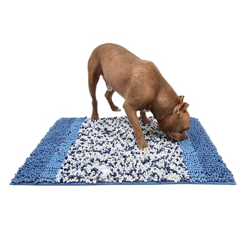 Yorajuy Schnüffelmatte für Hunde, langsames Füttern, Schnüffel-Puzzle-Pad für Welpen, Hunde-Füttermatte, Haustierzubehör für kleine, mittelgroße und große Rassen, Training, Spielen von Yorajuy