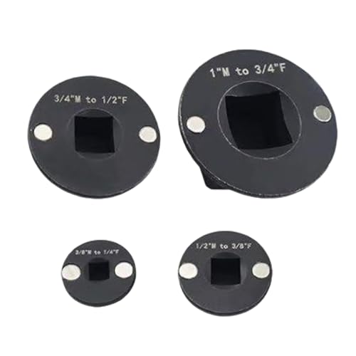 Yorajuy Steckschlüssel-Adapter-Set | Adapter-Set | 4-teiliges Antriebsratschenwerkzeug Verlängerungszubehör für enge Räume Heimmutterschlüssel Yorajuy Steckschlüssel-Adapter-Set | Adapter-Set | 4-teiliges Antriebsratschenwerkzeug Verlängerungszubehör für enge Räume Heimmutterschlüssel von Yorajuy
