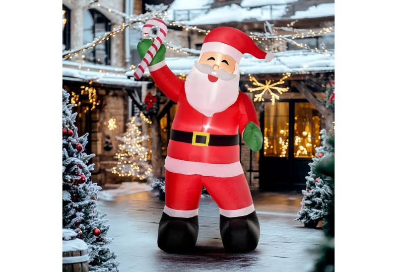 Yorbay Dekofigur Aufblasbare Weihnachtsdekoration mit LED-Licht, Weihnachtsgeschenken Yorbay Dekofigur Aufblasbare Weihnachtsdekoration mit LED-Licht, Weihnachtsgeschenken von Yorbay