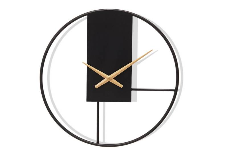Yorbay Wanduhr Metall Minimal Wanduhr Leise Ohne Tickgeräusche Küchenuhr (Geräuschlos für Küche, Wohnzimmer & Büro) von Yorbay