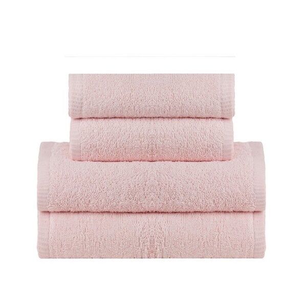 YORK Gästetuch / Badetuch 100 % Baumwolle Rosa von York