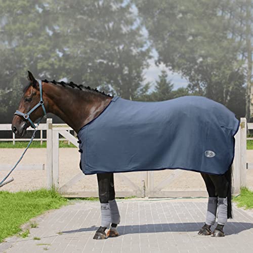 York Abschwitzdecke Fleecedecke Turnierdecke Ekona blau-dunkelblau (135 cm) von York