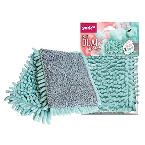 York Dual Splash Mikrofaserpad Zwei Verschiedene Arten von Mikrofasern, Grün-grau von York