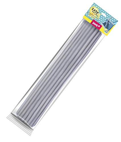 York Schwammvorrat für Wischmopp Easy Saugfähiger PVA-Schwamm Den Boden Waschen, ohne Sich die Hände nass und Schmutzig zu Machen Es Nimmt Flüssigkeiten Perfekt auf und Sammelt Schmutz, Grau von York