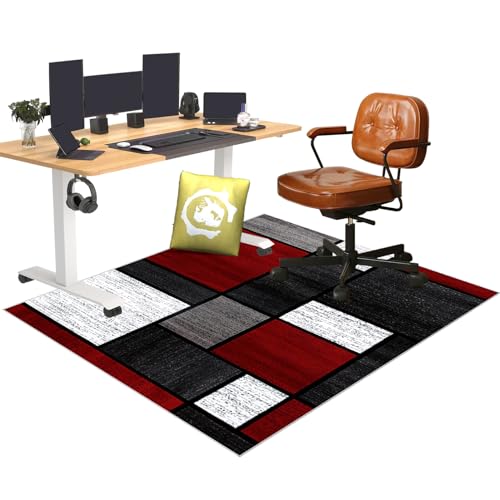Bodenschutzmatte Bürostuhl Teppich, Gaming Bürostuhl Stuhlmatten für Teppichboden, Bürostuhlmatte für Hartholzböden, Teppich Unterlage-Kratzfest Geeignet für Büro und Zuhause 150 x 180 cm Bodenschutzmatte Bürostuhl Teppich, Gaming Bürostuhl Stuhlmatten für Teppichboden, Bürostuhlmatte für Hartholzböden, Teppich Unterlage-Kratzfest Geeignet für Büro und Zuhause 150 x 180 cm von YosetomhLvey