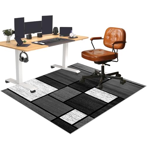 Bodenschutzmatte bürostuhl, Bürostuhl Unterlage, Computerstuhl Teppich, Schreibtischstuhl Unterlage, Gaming-Stuhlmatten, Mehrzweckstuhl Teppich für zu Hause, Parkett, Hartböden 130 x 160 cm Bodenschutzmatte bürostuhl, Bürostuhl Unterlage, Computerstuhl Teppich, Schreibtischstuhl Unterlage, Gaming-Stuhlmatten, Mehrzweckstuhl Teppich für zu Hause, Parkett, Hartböden 130 x 160 cm von YosetomhLvey