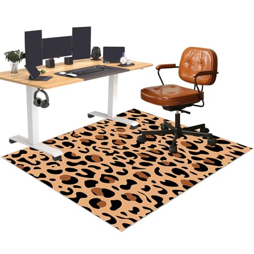 Bodenschutzmatte bürostuhl, Bürostuhl Unterlage, Computerstuhl Teppich, Schreibtischstuhl Unterlage, Gaming-Stuhlmatten, Mehrzweckstuhl Teppich für zu Hause, Parkett, Hartböden 140 x 160 cm von YosetomhLvey